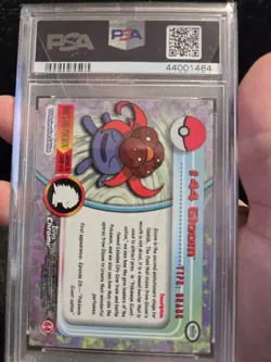 PSA 10 2000 Pokemon Game Topps Chrome Gloom TV Rare Base Series 1 GEM MINT #44 - Image 4