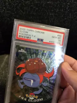 PSA 10 2000 Pokemon Game Topps Chrome Gloom TV Rare Base Series 1 GEM MINT #44 - Image 5