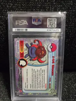 PSA 9 2000 Pokemon Game Topps Chrome Gloom TV Rare Base Series 1 GEM MINT #44 - Image 2