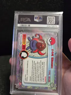 PSA 9 2000 Pokemon Game Topps Chrome Gloom TV Rare Base Series 1 GEM MINT #44 - Image 4