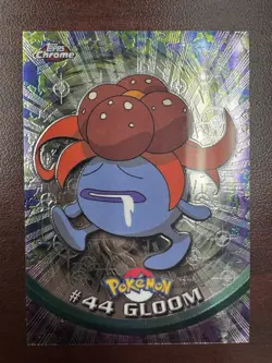 Pokemon 2000 Topps Chrome Gloom TV Animation Series #44 vintage NM - Image 1