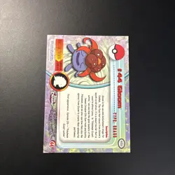 Pokemon 2000 Topps Chrome Gloom TV Animation Series #44 vintage NM - Image 2