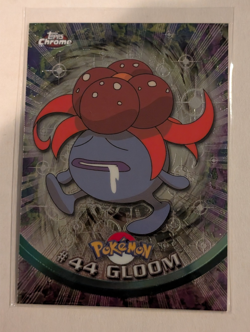 #44 Gloom Pokemon Topps Chrome Card - Image 1
