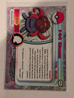 #44 Gloom Pokemon Topps Chrome Card - Image 2