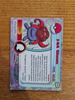 Gloom 44 - Pokemon Topps Chrome Series 1 - NM Condition - Image 2