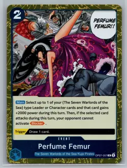 One PIece TCG Perfume Femur (057) OP07-057 500 Years in the Future Foil - Image 1