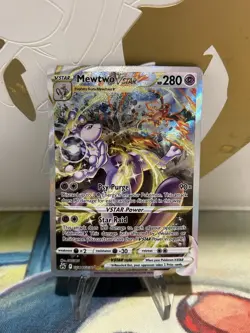 Mewtwo VSTAR GG44/GG70 Pokemon Crown Zenith Galarian Gallery Ultra Card NM - Image 1