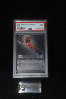 PSA 9 Lorcana The First Chapter Simba Returned King 215/204 S.Chiese Enchanted - Image 1