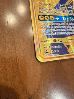 Pokemon Tag Team Reshiram Charizard SM247 & Pikachu Zekrom SM248 GX Jumbo Cards - Image 3