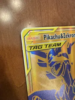 Pokemon Tag Team Reshiram Charizard SM247 & Pikachu Zekrom SM248 GX Jumbo Cards - Image 4
