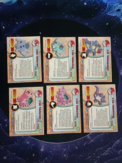 Pokemon Topps 6 Card Lot 29-32 Nidoking Nidoqueen Evolutions NM/LP - Image 2