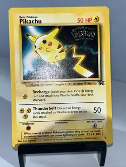 Pokemon TCG Pikachu Wizards Black Star Promos 4 Regular Promo Year 1999 - Image 2