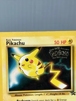 Pokemon TCG Pikachu Wizards Black Star Promos 4 Regular Promo Year 1999 - Image 3