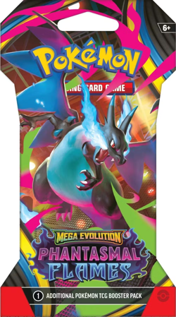 POKEMON TCG PHANTASMAL FLAMES ME02 SEALED SLEEVED BOOSTER CASE 144 CT -a - Image 2
