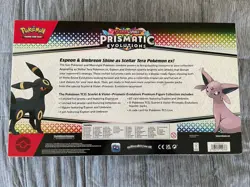 Pokemon TCG Prismatic Evolutions Premium Figure Collection - Sealed - In Hand - Image 2