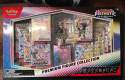 POKEMON TCG Prismatic Evolutions Premium Figure Collection ✅In hand ✅Sealed - Image 1