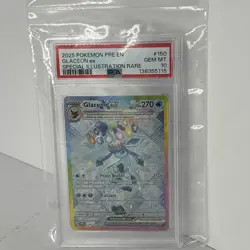 2025 POKEMON PRE EN-PRISMATIC EVOLUTIONS #150 GLACEON EX PSA 10 - Image 4