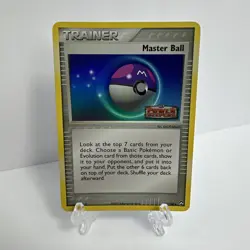 Master Ball 78/108 Power Keepers Reverse Holo Stamped Pokemon Card MP Rare 2007 - Image 1
