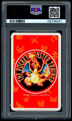 Pokemon GROWLITHE Japanese RED Queen of Clubs POKER Card #058 - PSA 10 GEM MINT - Image 2