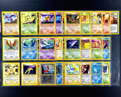 2001 Pokemon NEO REVELATION Set COMPLETE Unlimited Edition NON HOLO Cards RARE + - Image 1