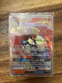 Pokemon TCG Ho-Oh GX Sun & Moon SM57 Black Star Promo Holo Card - Image 1