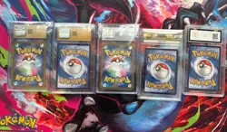 Pokemon Graded Cards Lot of 5 - Image 2