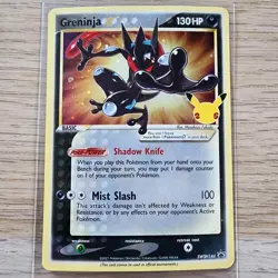 Greninja Gold Star SWSH144 Celebrations Stamp English Pokemon Card NM - Image 3
