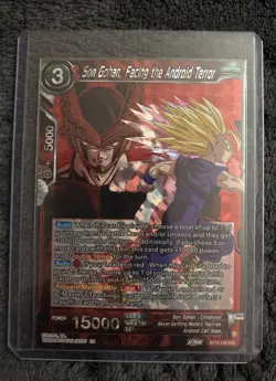 Dragon Ball Cards Son Gohan Red Foil SGR All Five Card Set Very Rare - Image 4
