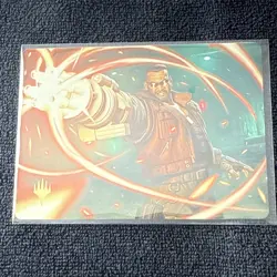MTG 8 Barret Wallace Art Series Card 8/53 Final Fantasy MTG Gold Stamped Signatu - Image 1