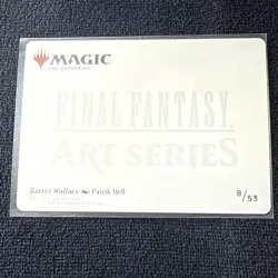 MTG 8 Barret Wallace Art Series Card 8/53 Final Fantasy MTG Gold Stamped Signatu - Image 2