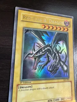 Red-Eyes B. Dragon - SDJ-001 Ultra Rare 1st Edition LP-NM - Image 3