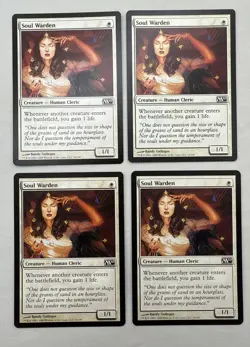Soul Warden x4 MTG Core Set 2010 M10 4x Magic Excellent Light Play EX LP - Image 1