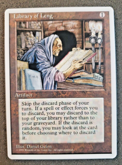 Library of Leng - Fourth Edition (4ED) - Magic: The Gathering NM (DS3D1PO)...... - Image 1