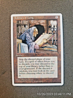 Library of Leng - Fourth Edition (4ED) - Magic: The Gathering NM (DS3D1PO)...... - Image 5