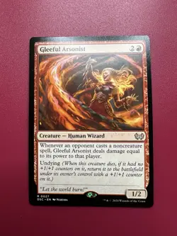 *** Gleeful Arsonist *** Commander: Duskmourn: House of Horror NM MTG - Image 1