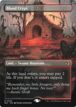 Blood Crypt (Borderless) Lorwyn Eclipsed regular NM 349 - Image 1