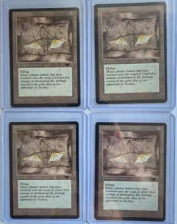 Ornithopter MTG Antiquities Common Artifact Creature Lot of 4 - Image 1