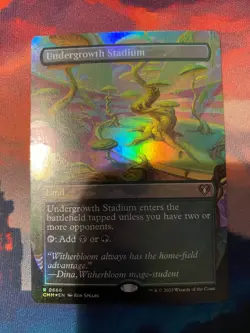 MTG Commander Masters Undergrowth Stadium Borderless Foil - Image 1
