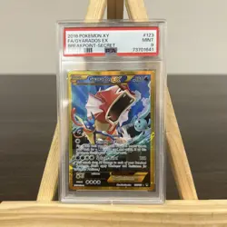 2016 POKEMON XY BREAKPOINT SECRET #123 FULL ART/GYARADOS EX 123/122 PSA 9 MINT - Image 1