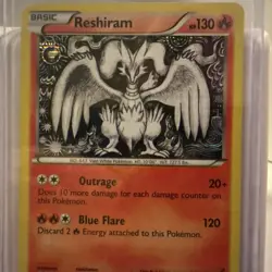 Reshiram 28/113 Legendary Treasures Reverse Holo Rare Pokemon TCG - Image 3