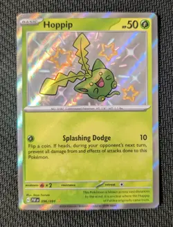 Hoppip 096/091 - Scarlet & violet: Paldean Fates - Pokemon card - rare - HOLO - Image 1