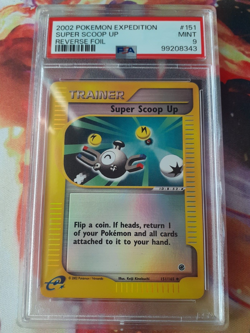 Pokemon TCG Expedition Super Scoop Up Reverse Holo #151 2002 PSA 9 Mint - Image 1