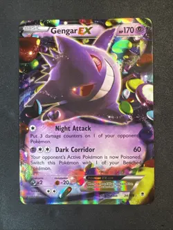 Gengar EX 34/119 XY Phantom Forces Holo Pokemon - Image 1