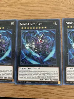 Yugioh x3 Nine-Lives Cat MP21-EN035 Common 1st Edition - Image 3