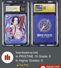 One Piece CCG Boa Hancock Eb03-026 SP JPN CGC Pristine 10 - Image 3