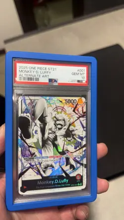 OnePiece PSA 10 Monkey D. Luffy ST21-001 English Ver Starter Deck Set Promo Card - Image 1