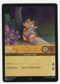 Lilo - Making a Wish 9/204 The First Chapter Cold Foil Disney Lorcana - Image 1