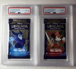 Lorcana Booster Pack first chapter Mickey Mouse & Maleficent Only✨✨✨PSA 10 - Image 1