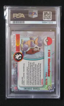 2000 TOPPS CHROME POKEMON #9 BLASTOISE TEKNO PSA 9 - Image 2