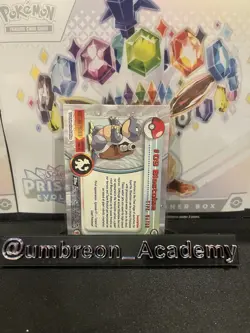 1998 Topps Chrome Holo Pokemon TV Series 1 Blastoise #9 - Image 2